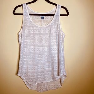 Old Navy White Tank Top